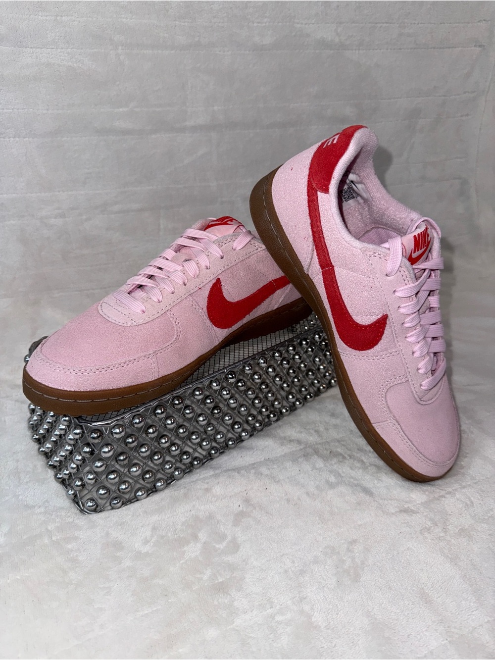 Nike Cortez TXT Pink Red White Sz 6.5Y 8Women. Style HF9994-600 - Picture 14 of 16